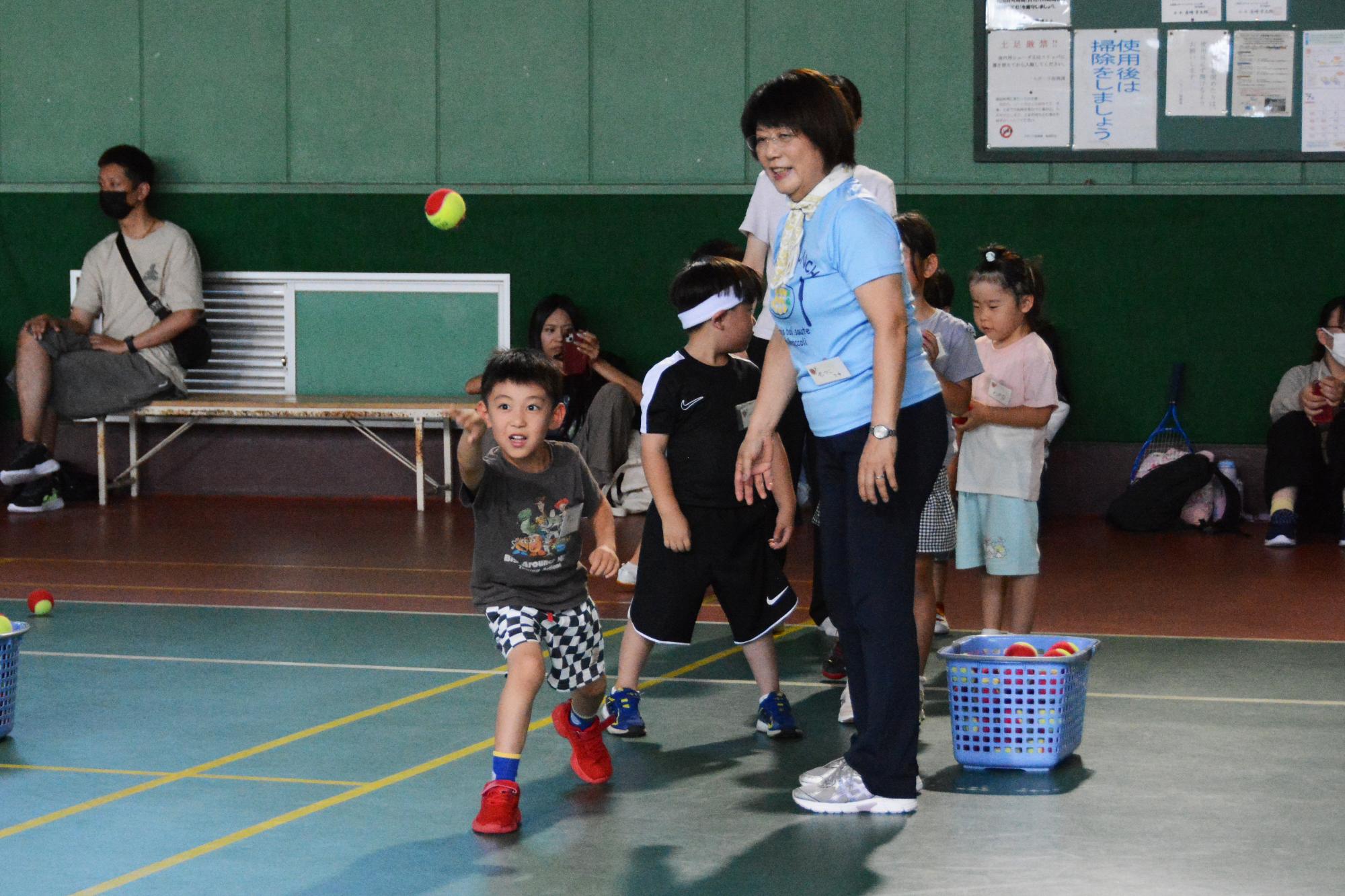 20240707キッズテニス体験教室1