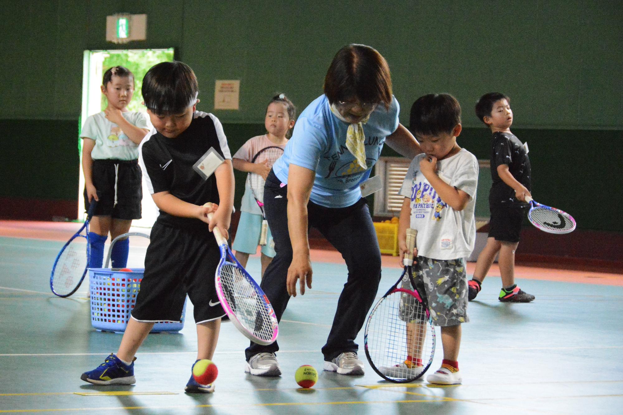 20240707キッズテニス体験教室9