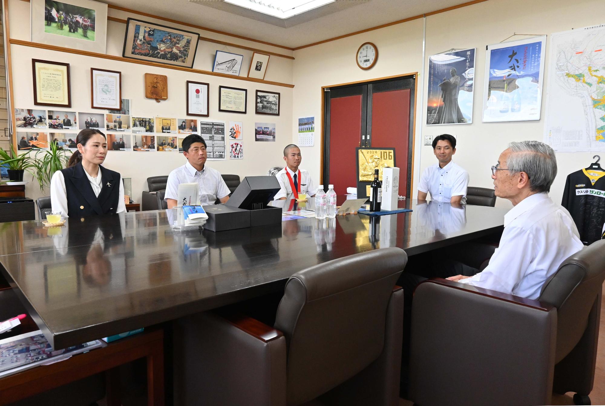 日本航空表敬訪問1