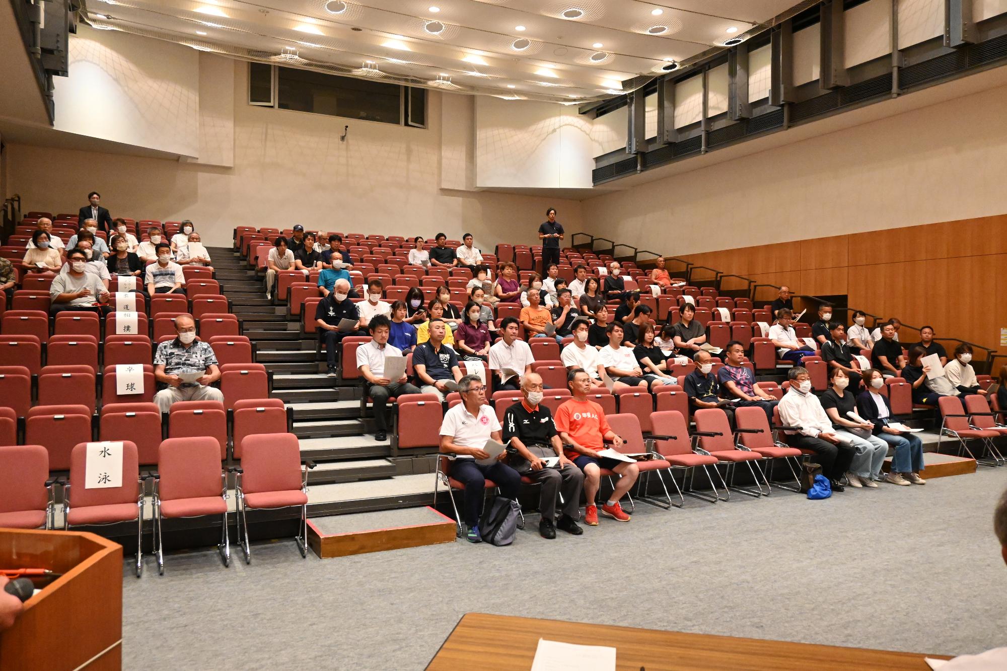 県体育祭り壮行会3
