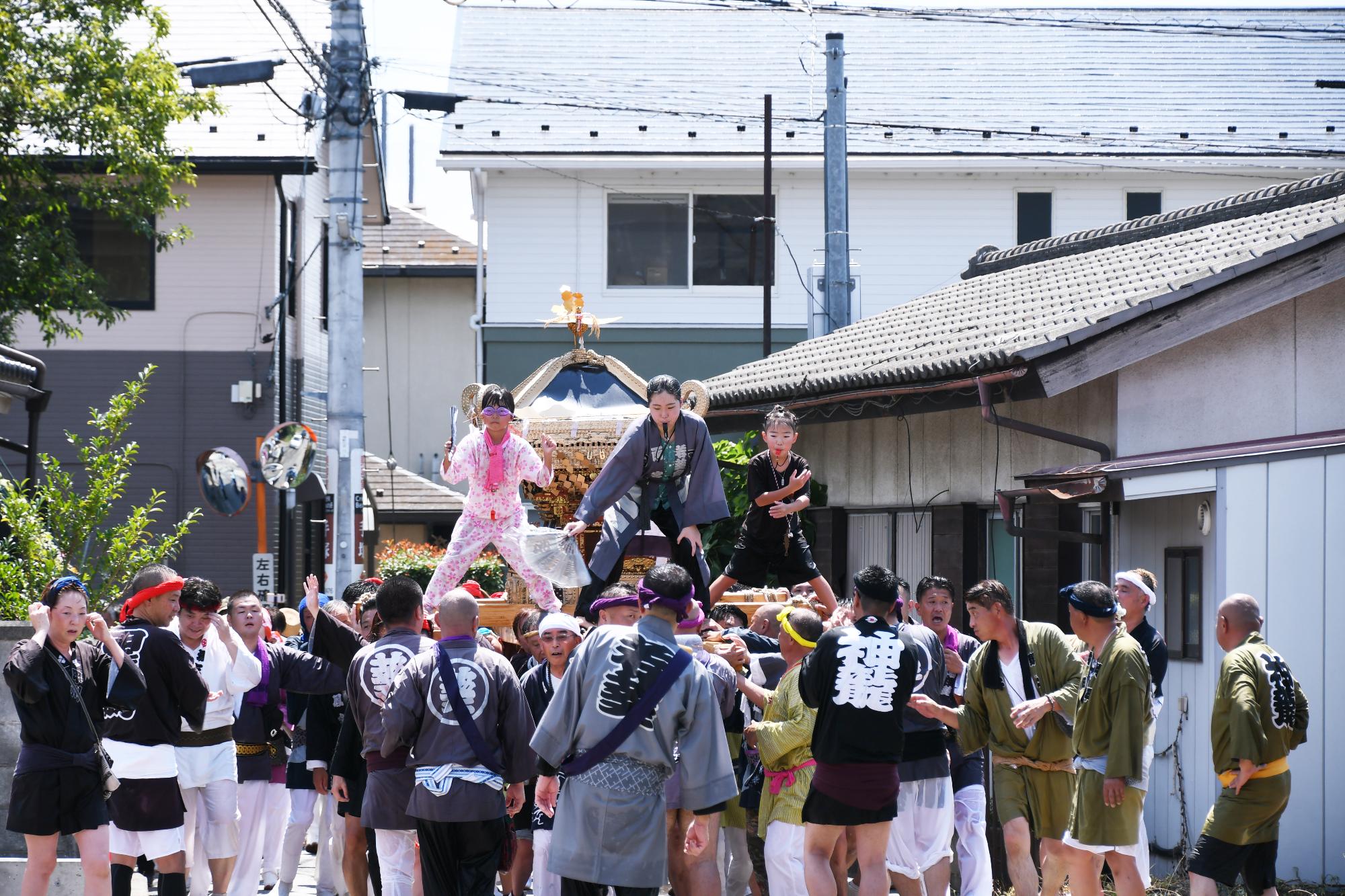 20240818原山神社祭典「水掛け祭り」10
