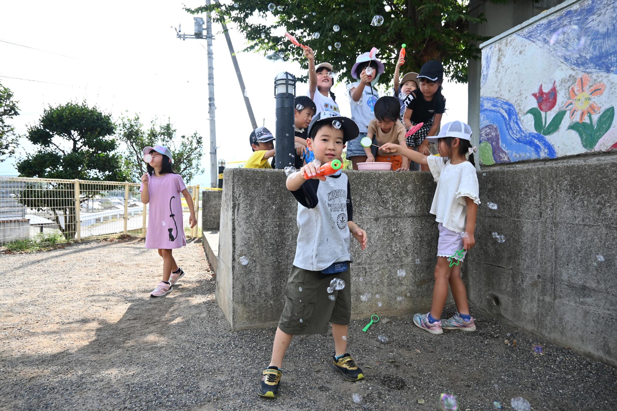 竜王北児童館しゃぼん玉8
