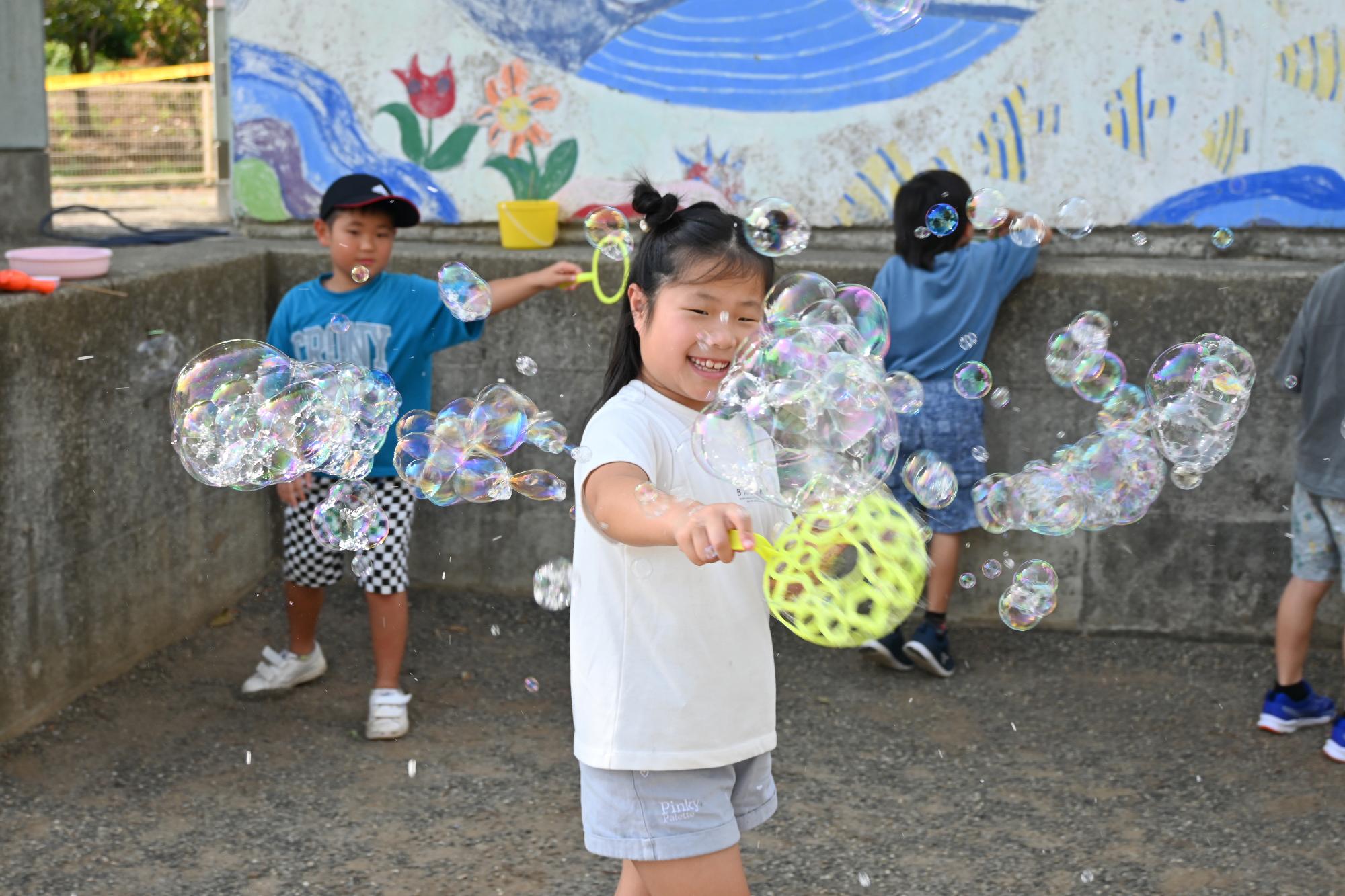 竜王北児童館しゃぼん玉9