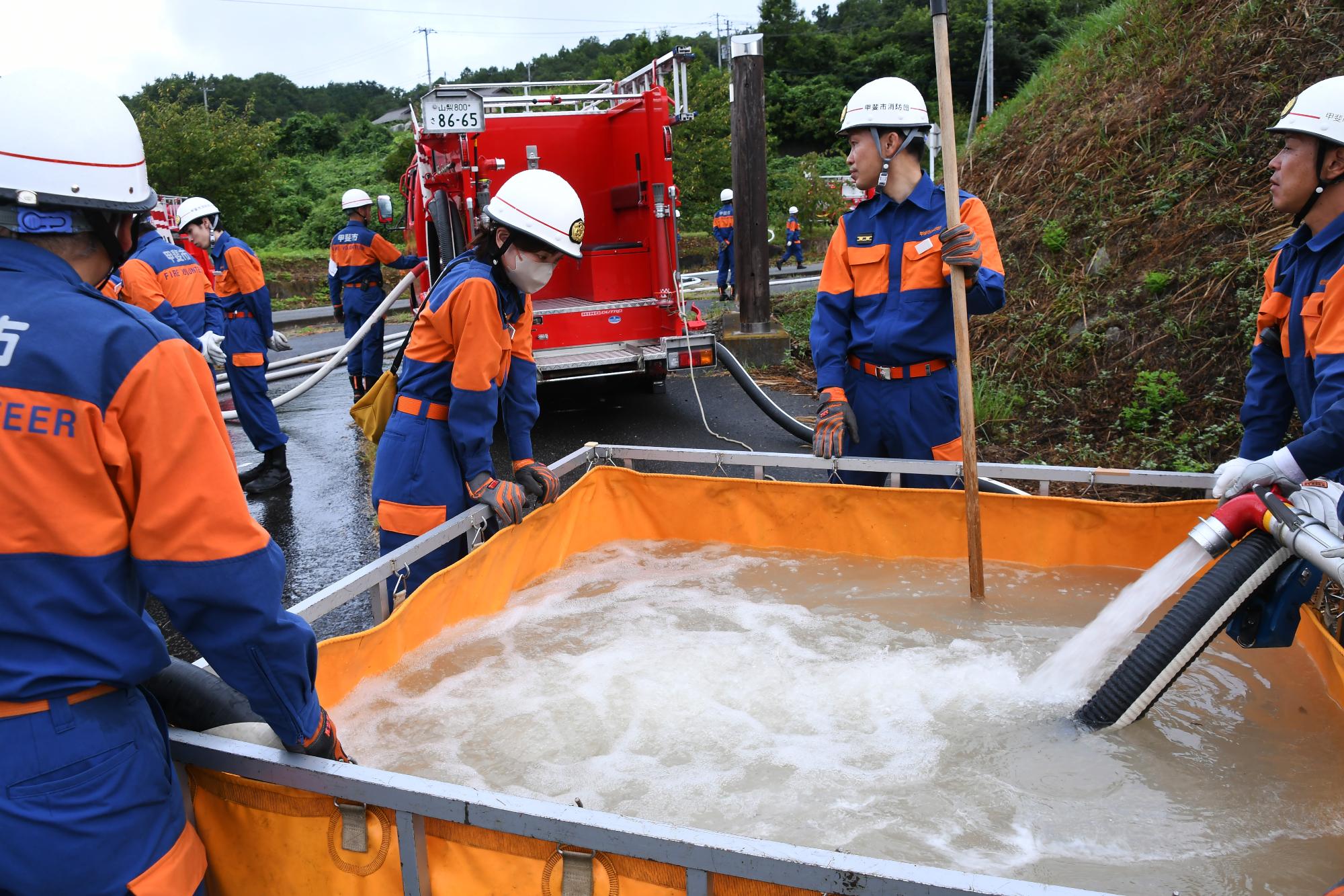 20240825消防団非常招集訓練3