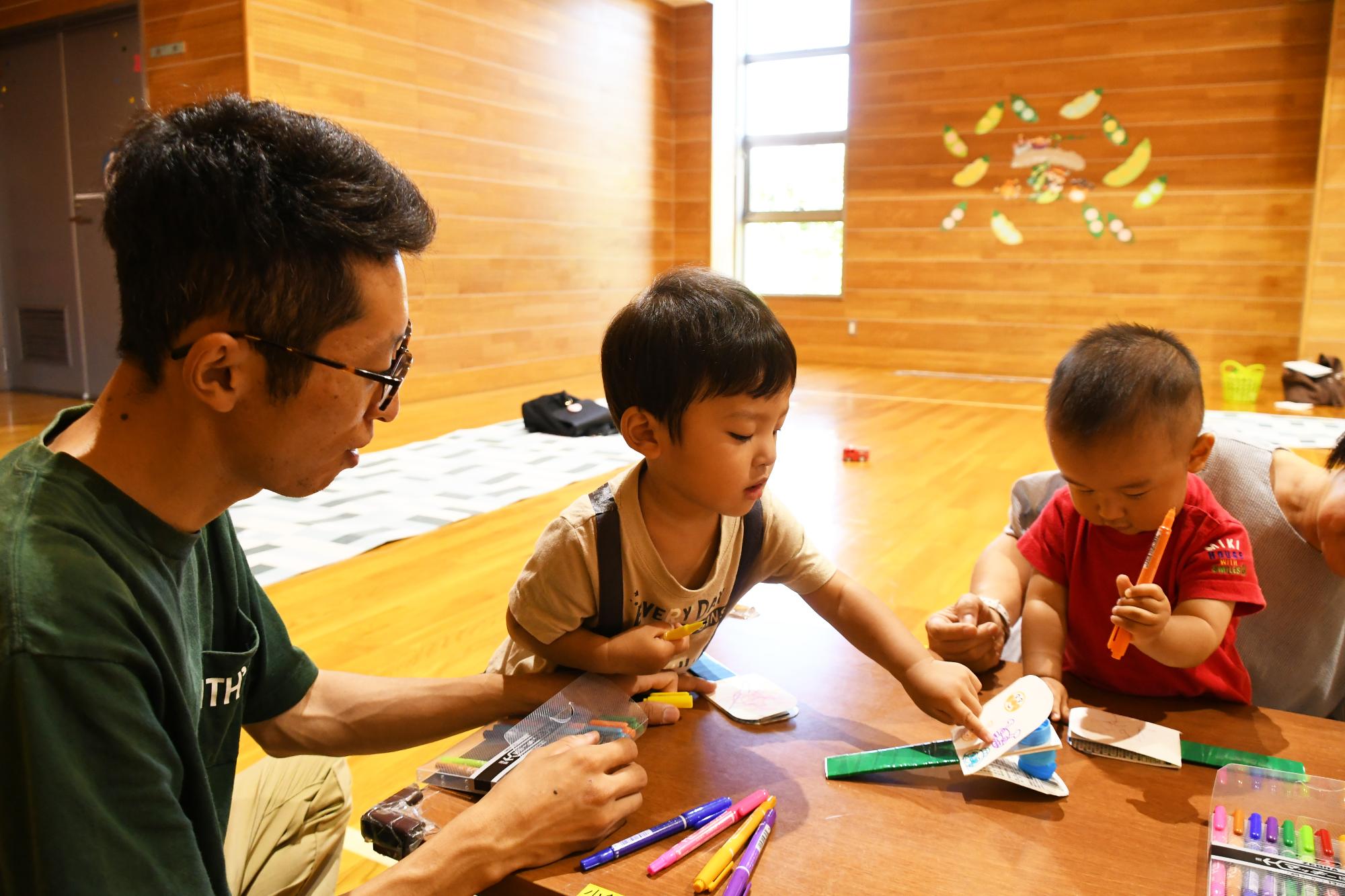 20240905玉幡児童館楽器作り4