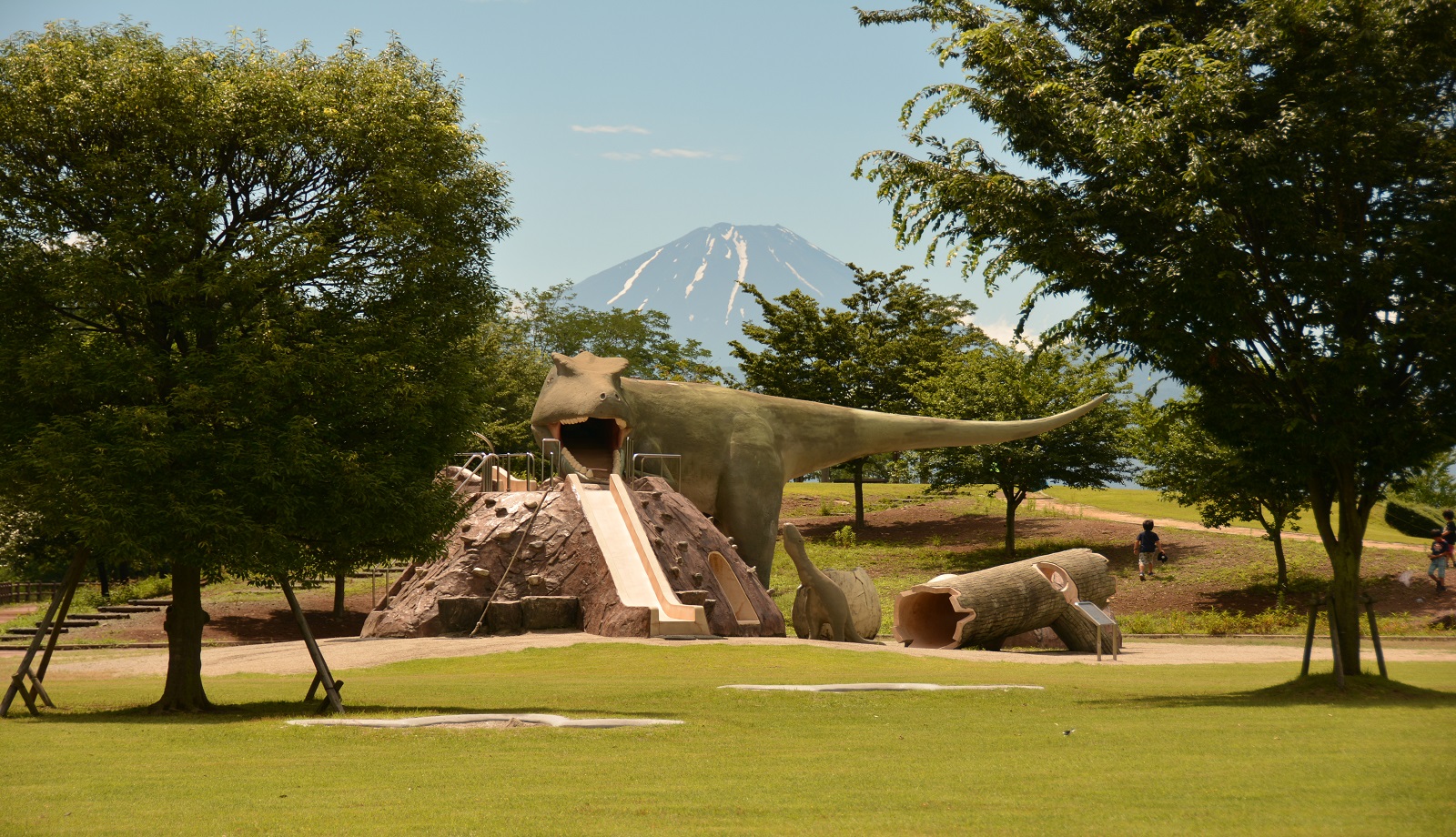 双葉水辺公園と富士