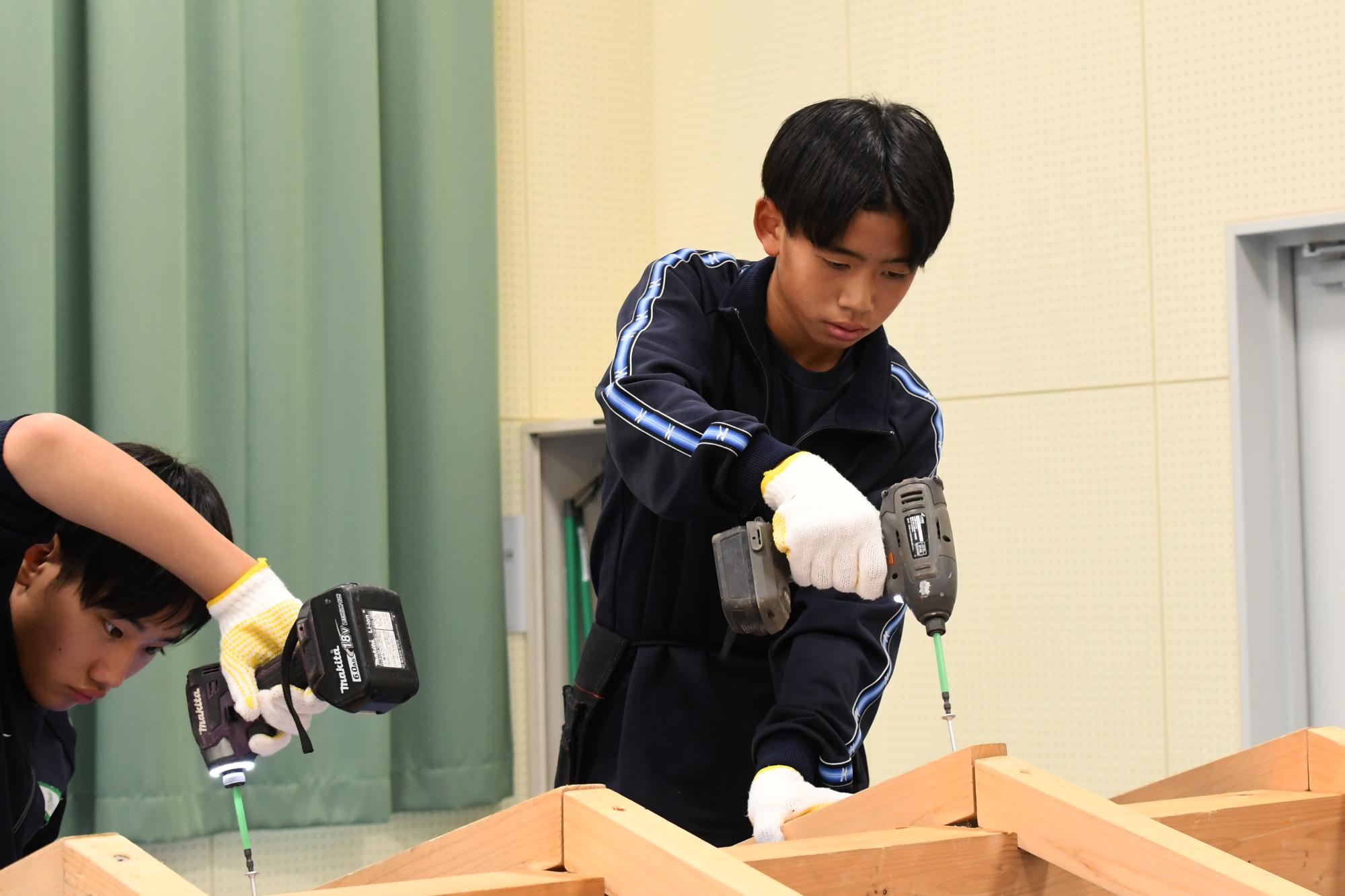 20241029敷島中学校職場体験写真5