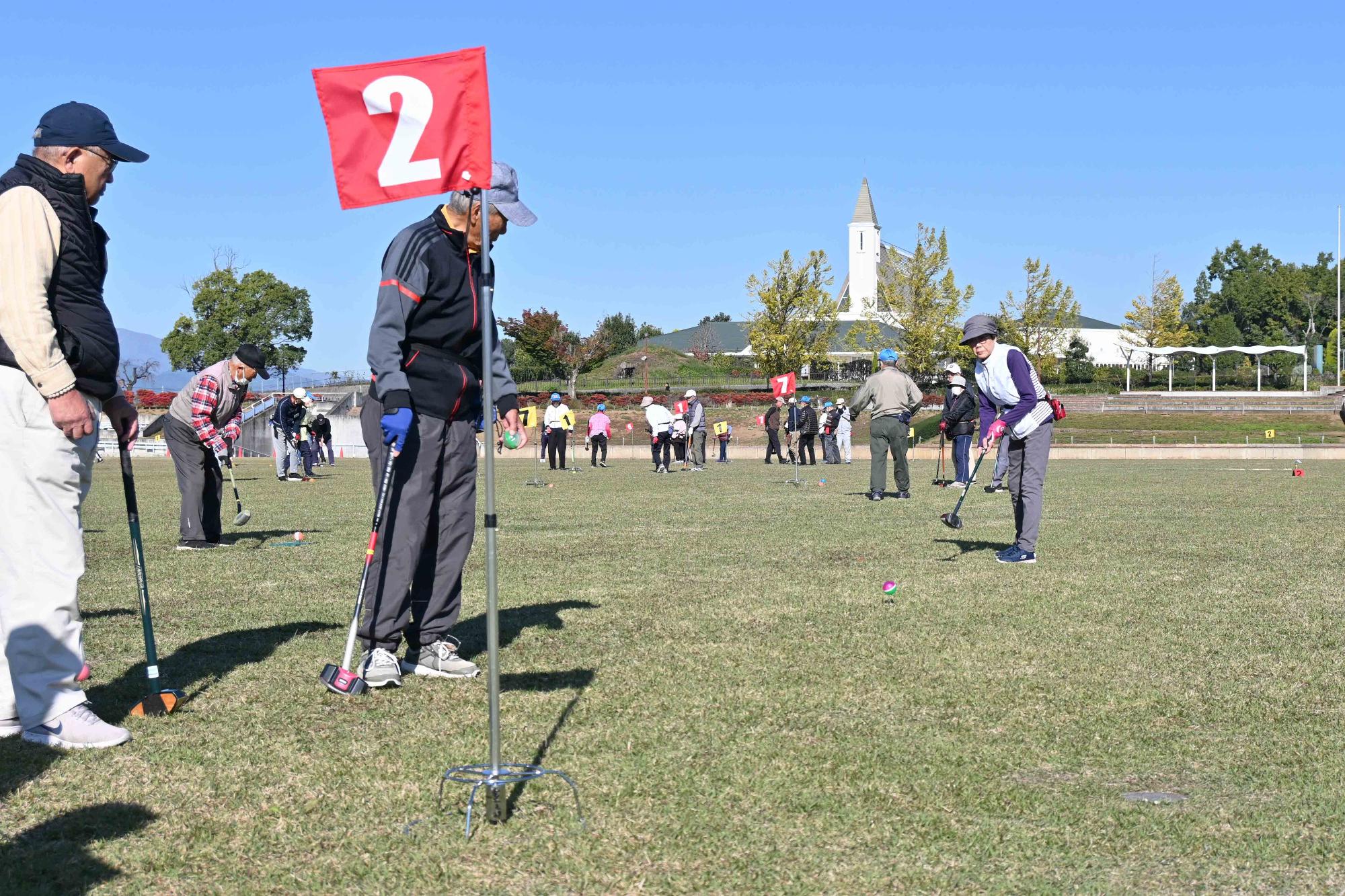親睦グラウンドゴルフ大会5465