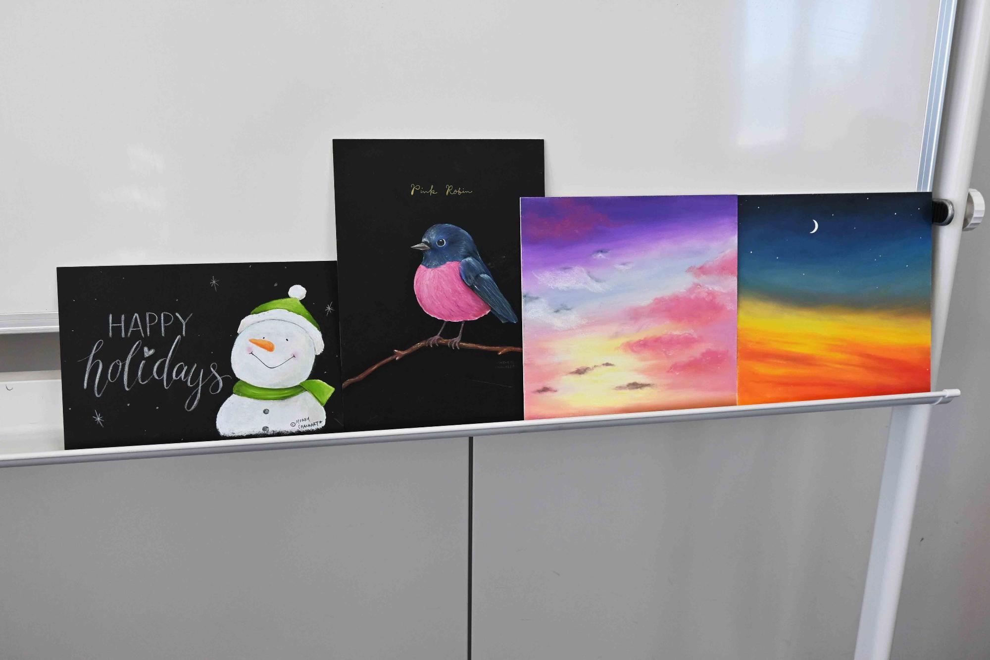 チョークアート講座5857