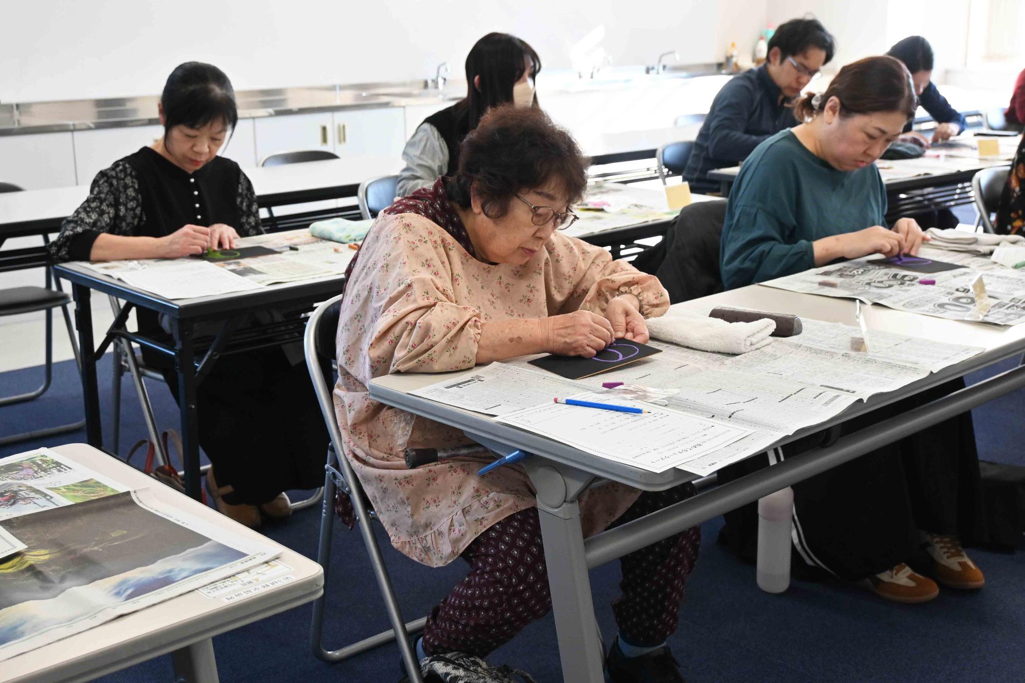 チョークアート講座5862