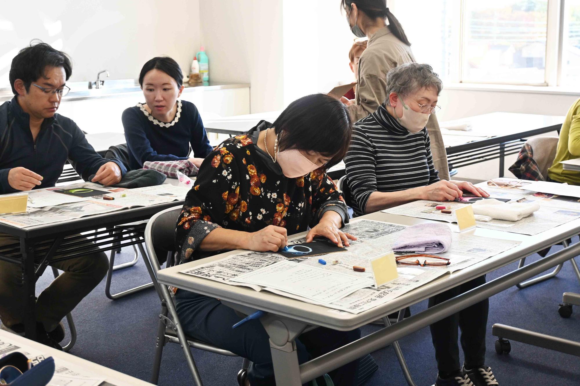 チョークアート講座5887