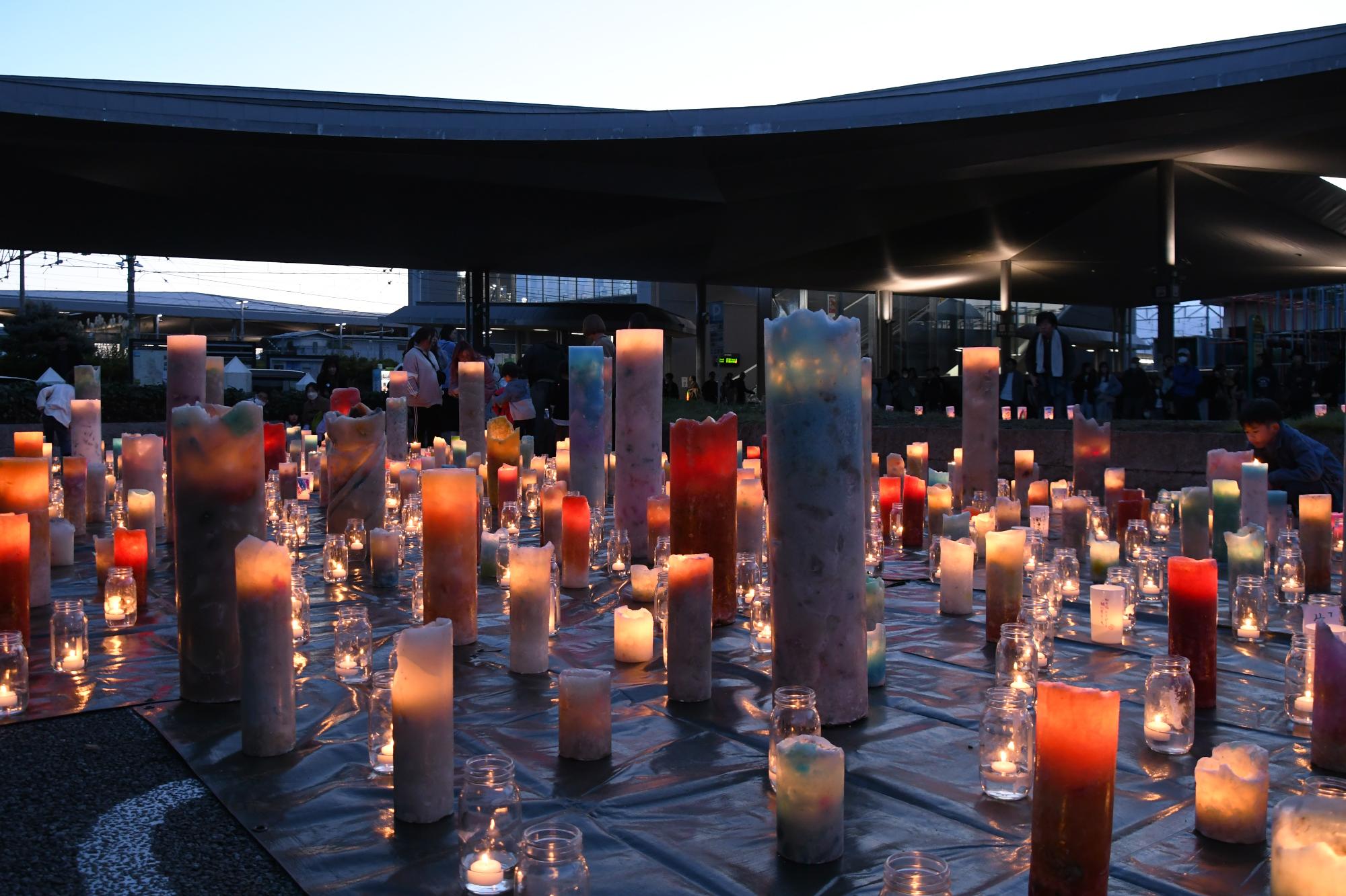 20241109竜王駅イルミネーション点灯式1