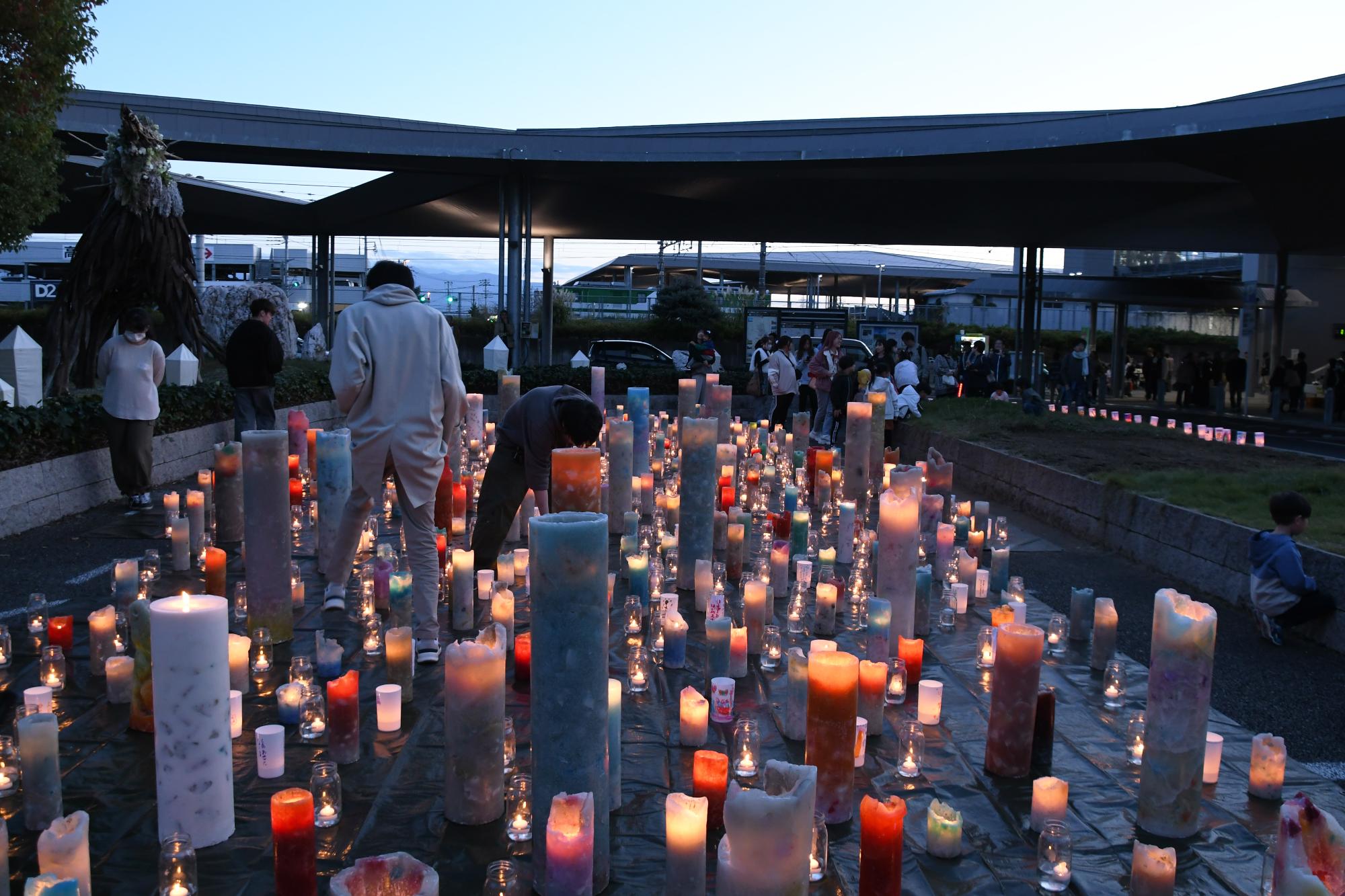 20241109竜王駅イルミネーション点灯式3