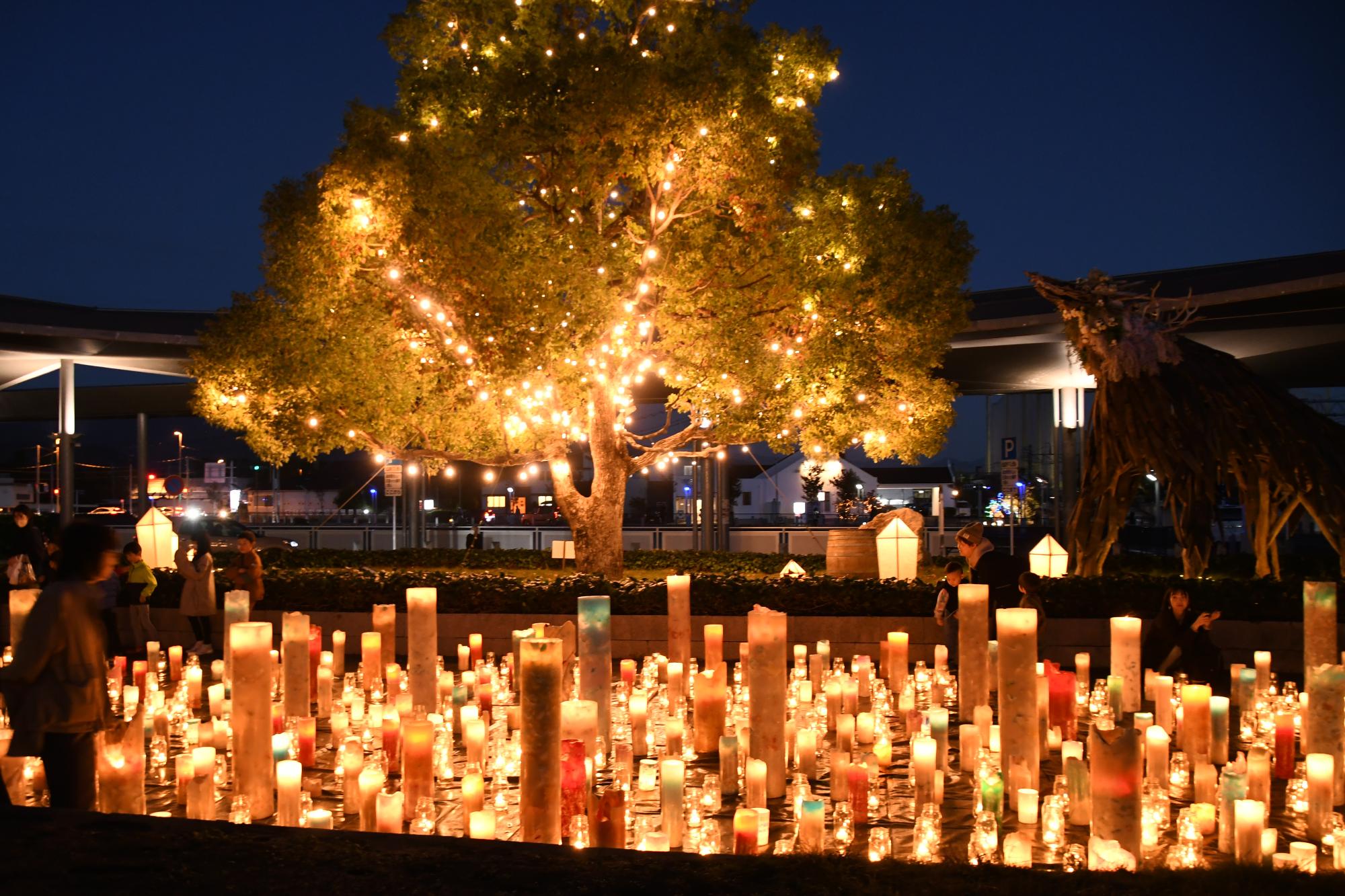 20241109竜王駅イルミネーション点灯式10