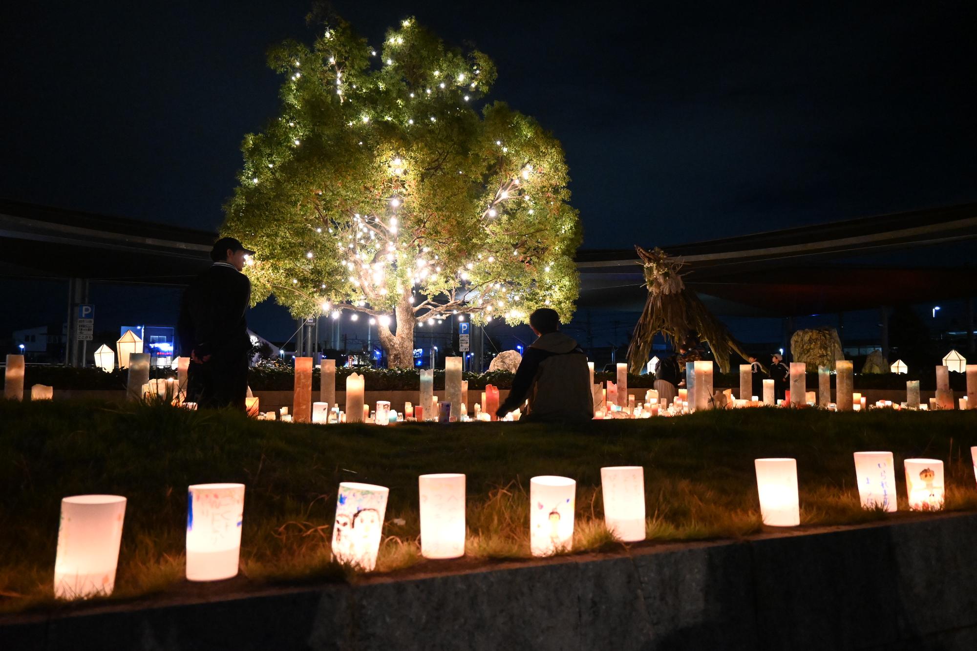 20241109竜王駅イルミネーション点灯式15