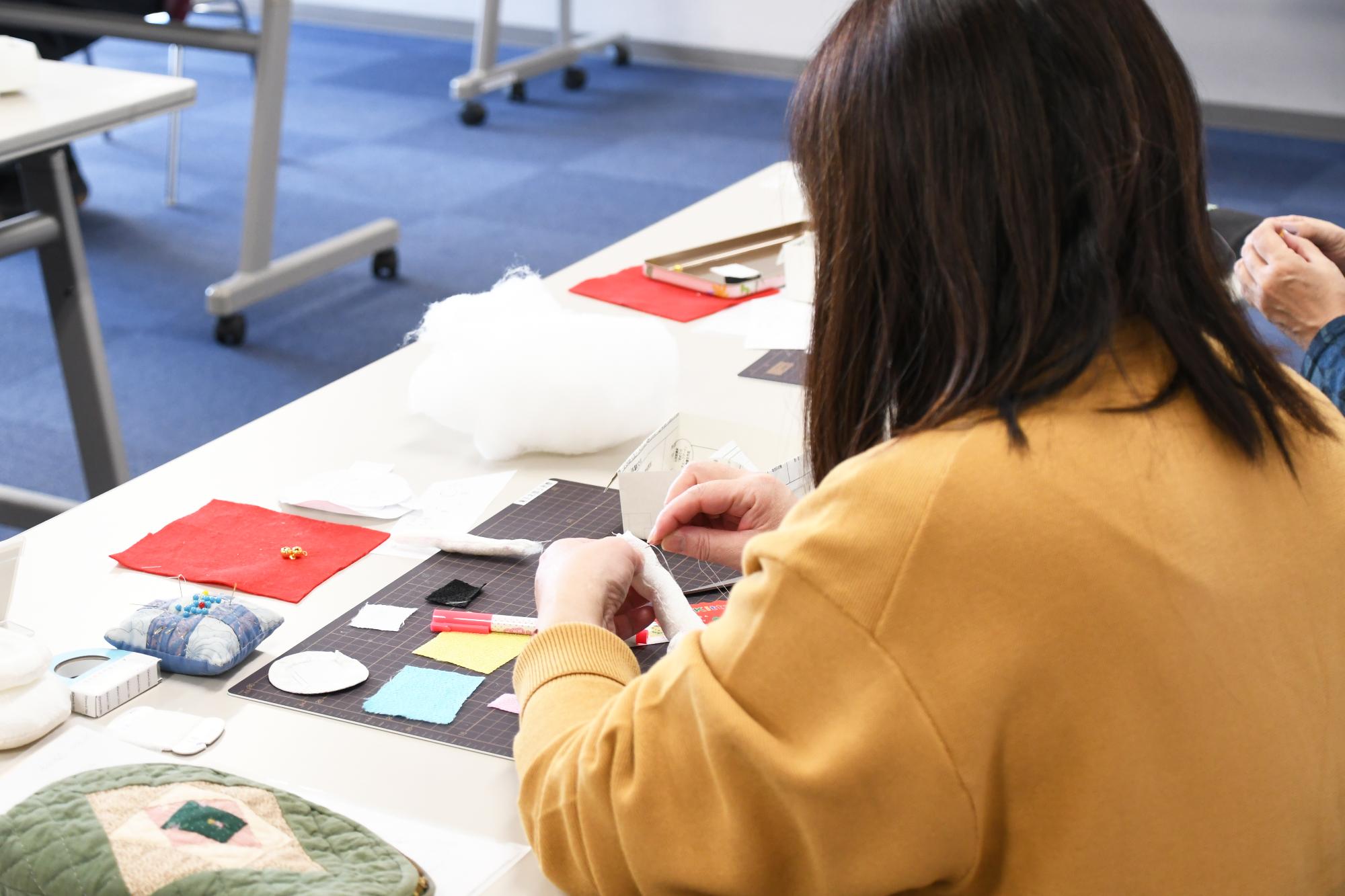 20241129ちりめんで作る干支飾り4