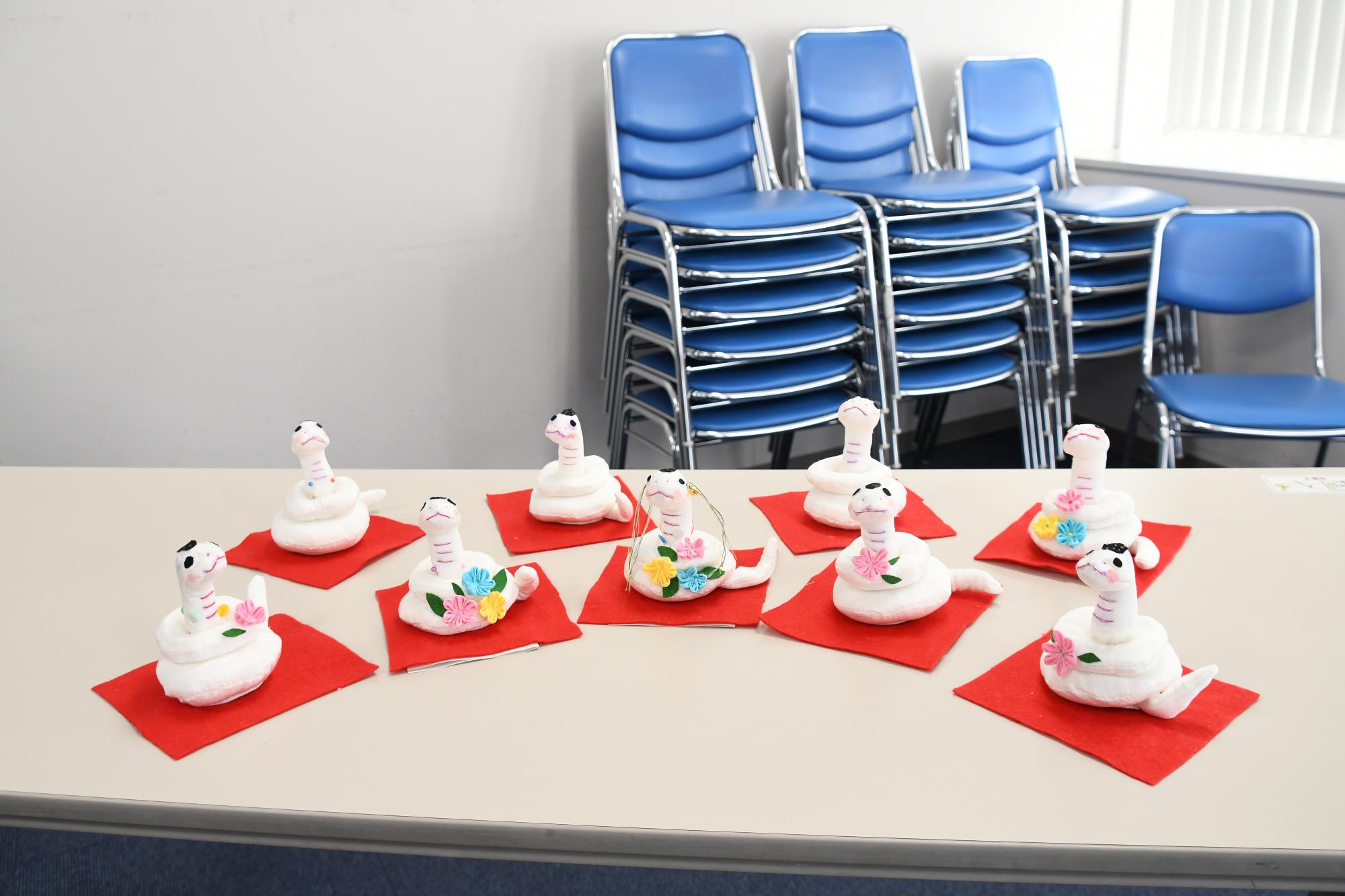 20241129ちりめんで作る干支飾り7