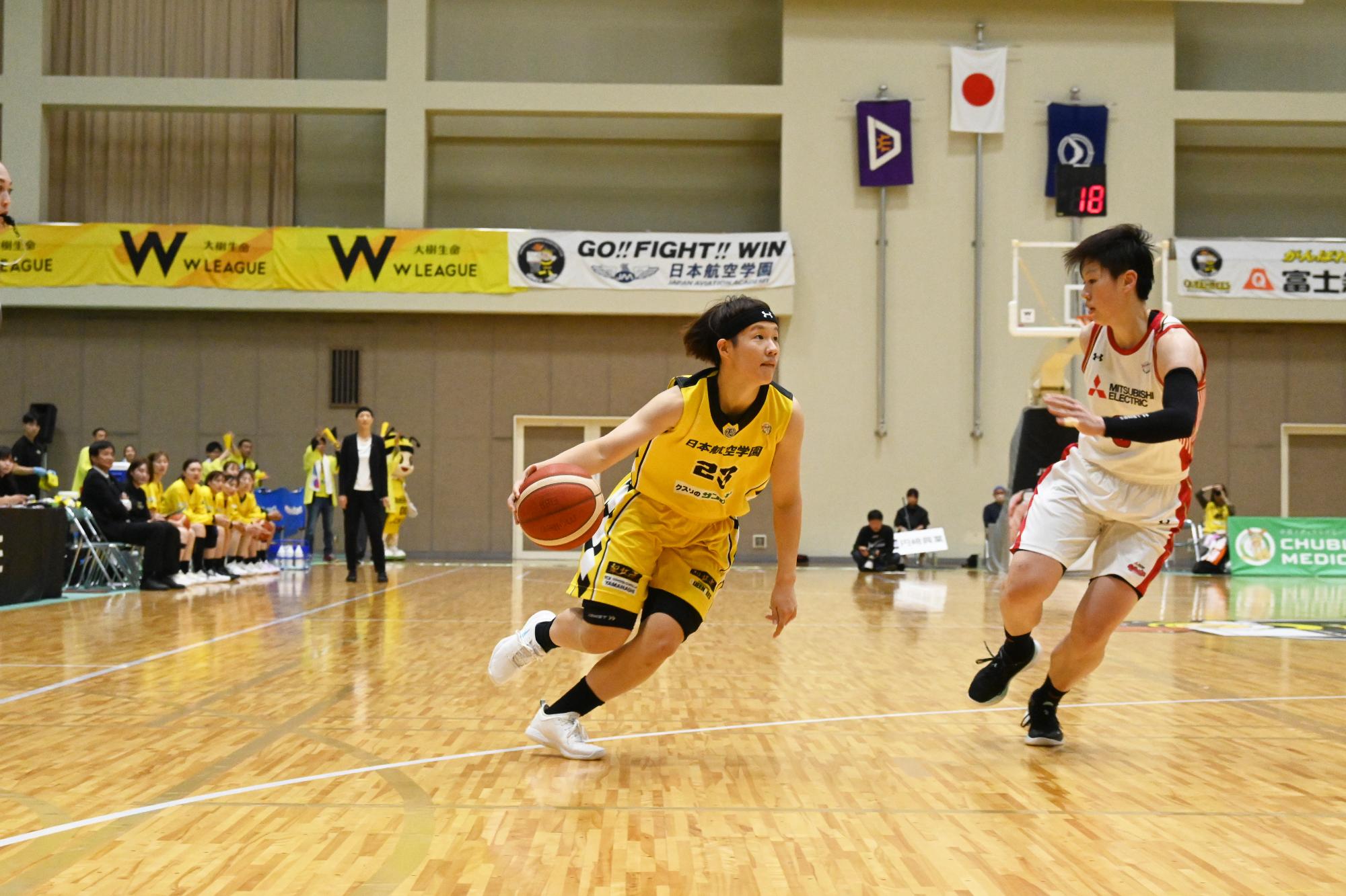 20241019山梨クィーンビーズ対三菱電機コアラーズ1