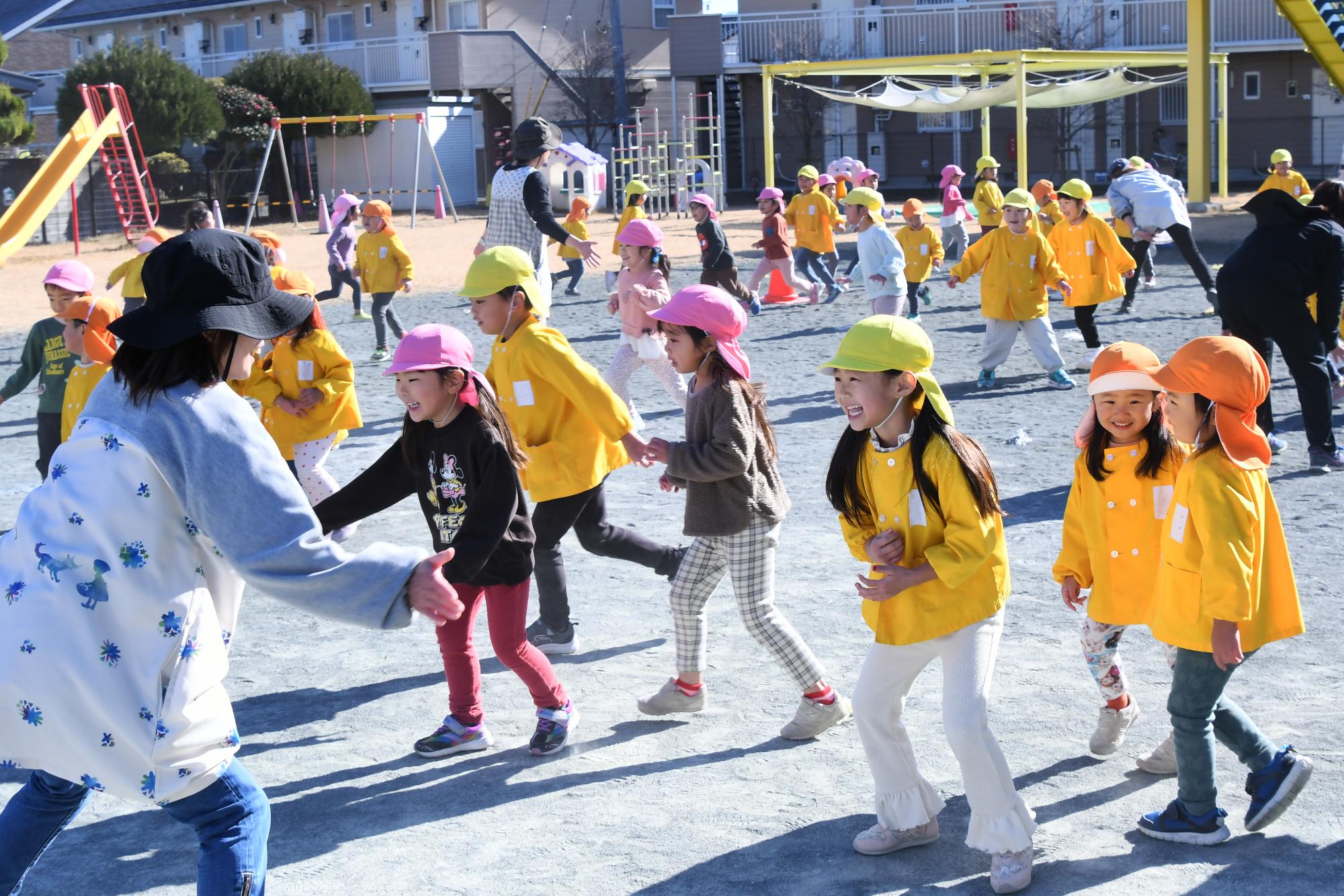 20241212竜王北保育園冬の運動会20