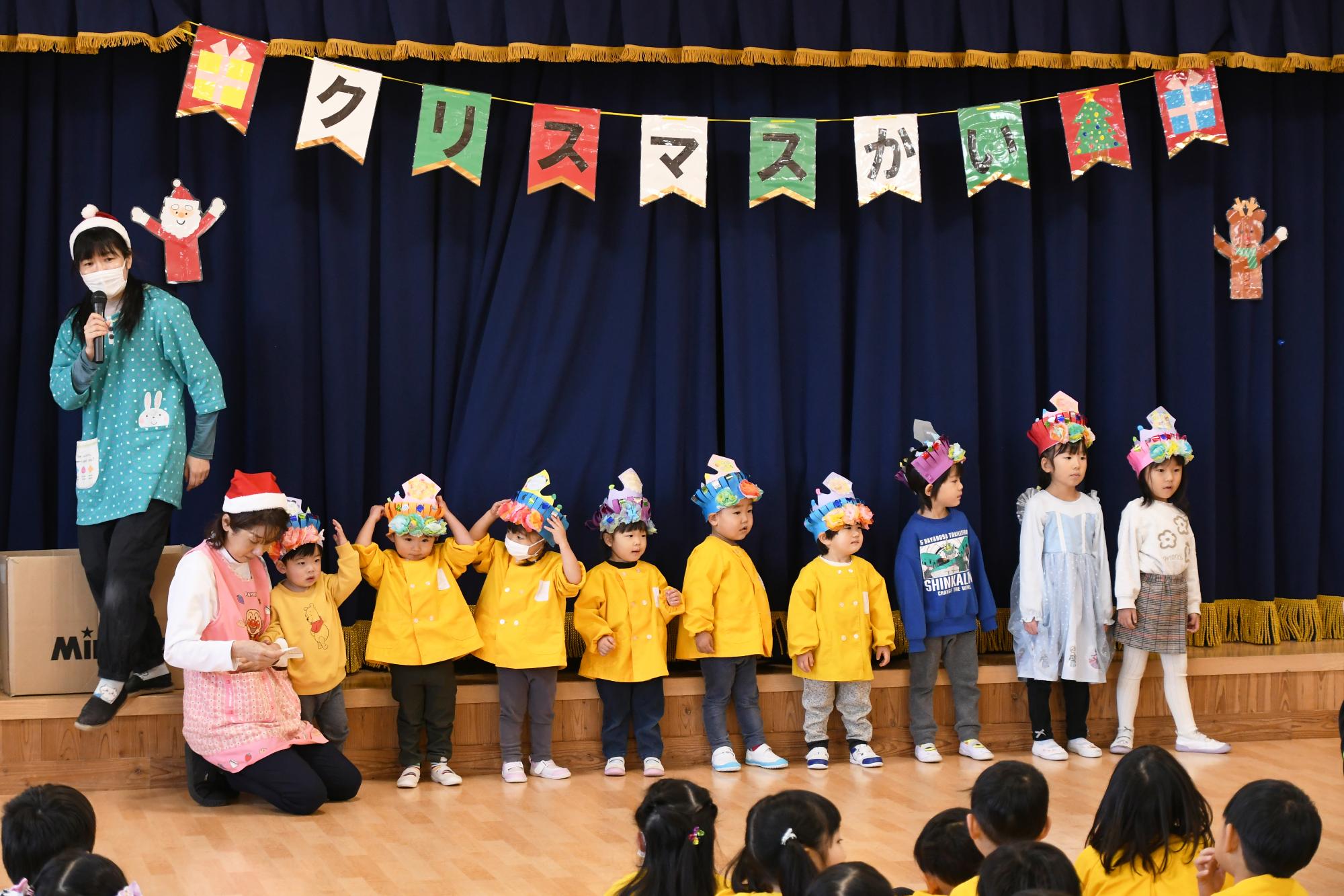 20241224竜王東保育園クリスマス会1