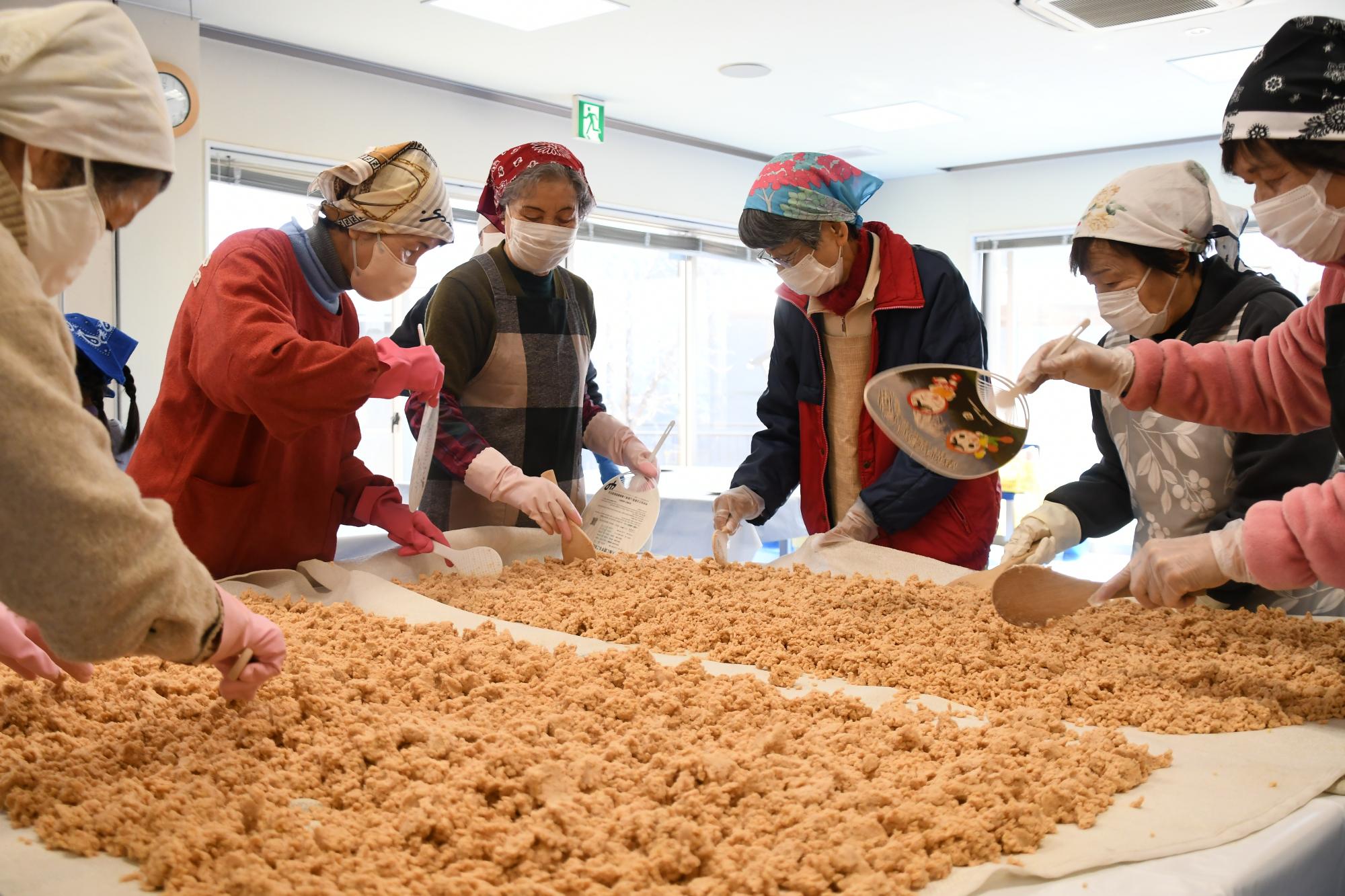 20250209ゆうのう敷島みそ作り体験5