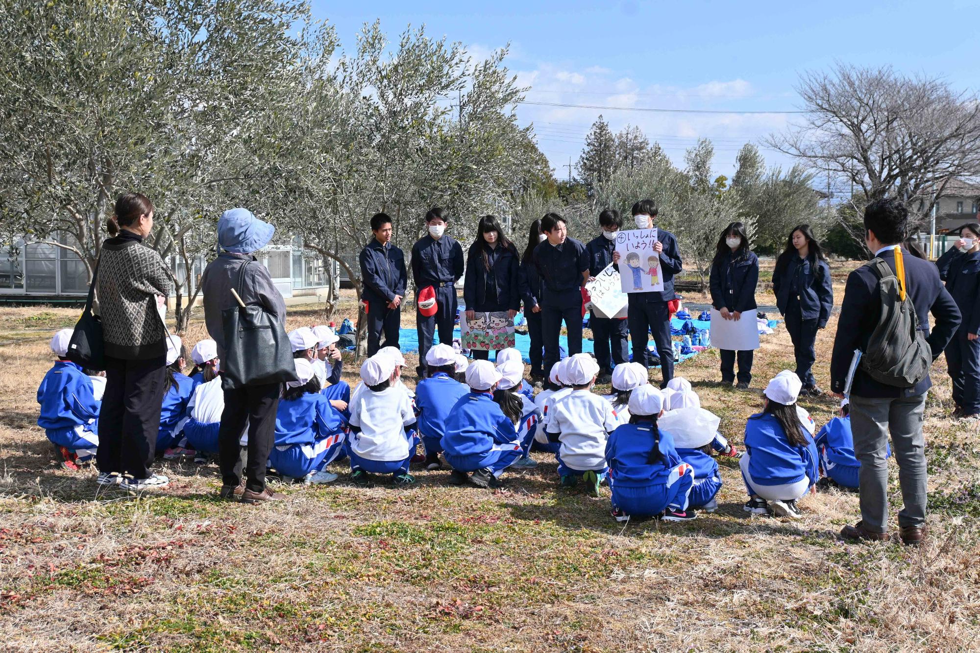 農林高校イチゴ狩り4091