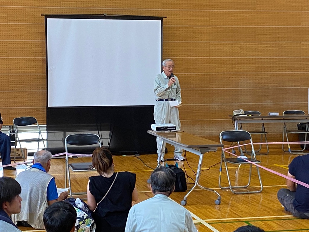 R7甲斐市指定避難所運営訓練及び宿泊体験開所式の写真