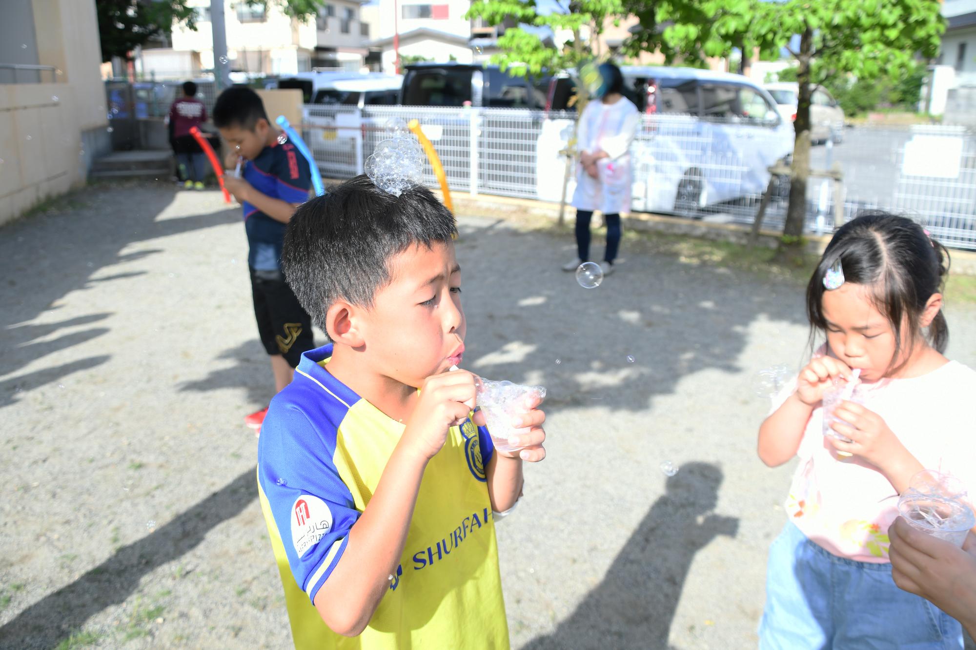 20250507玉幡児童館しゃぼん玉遊び7
