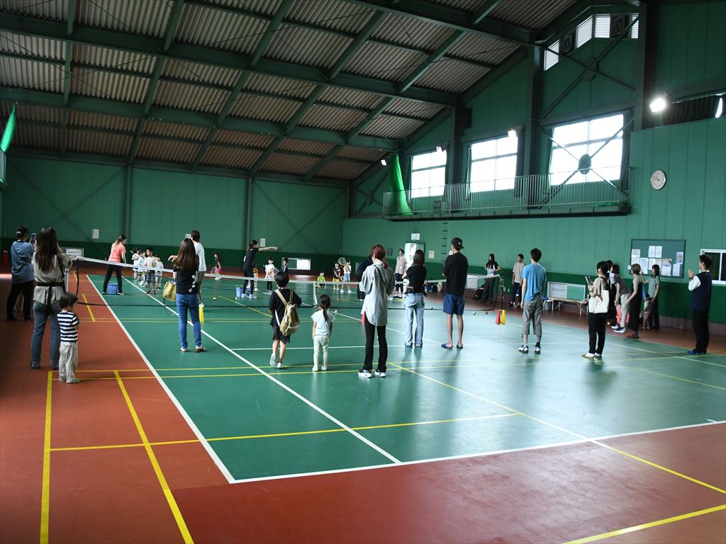 甲斐市キッズテニス教室は満員御礼1