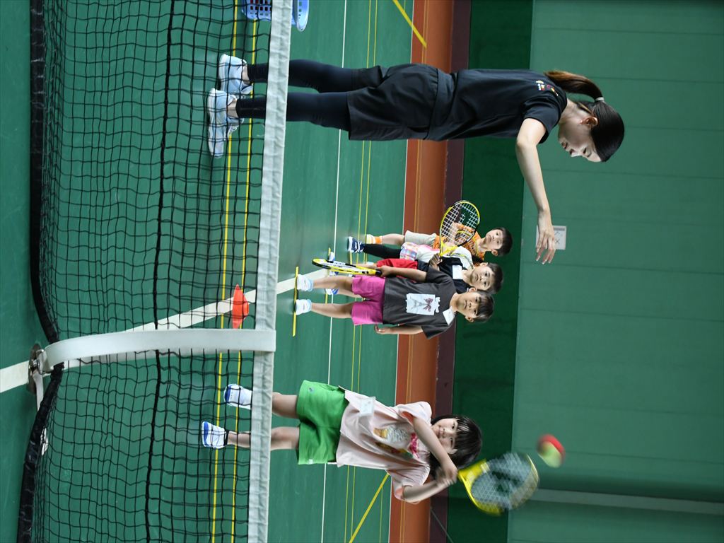 甲斐市キッズテニス教室は満員御礼2