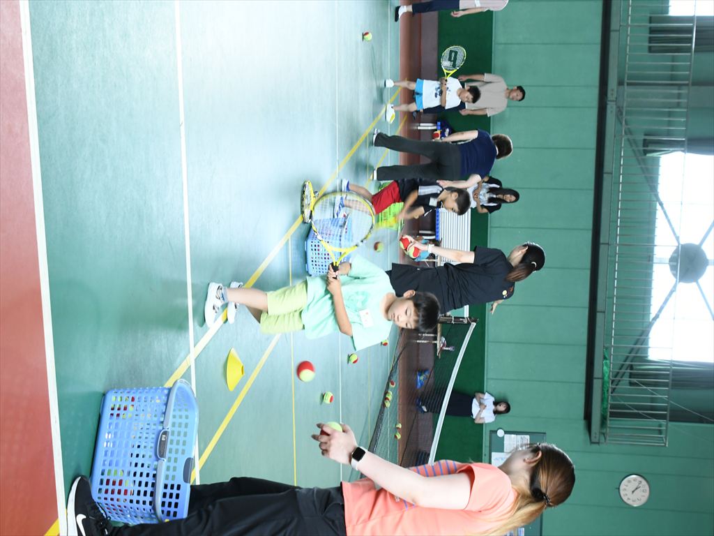 甲斐市キッズテニス教室は満員御礼4