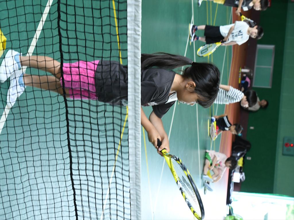 甲斐市キッズテニス教室は満員御礼7