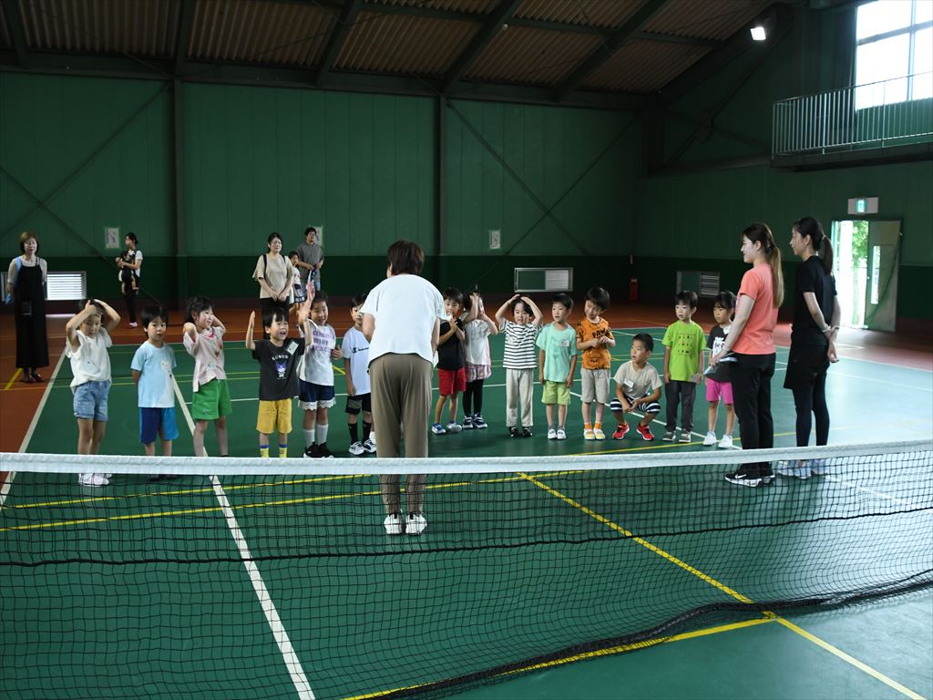 甲斐市キッズテニス教室は満員御礼8