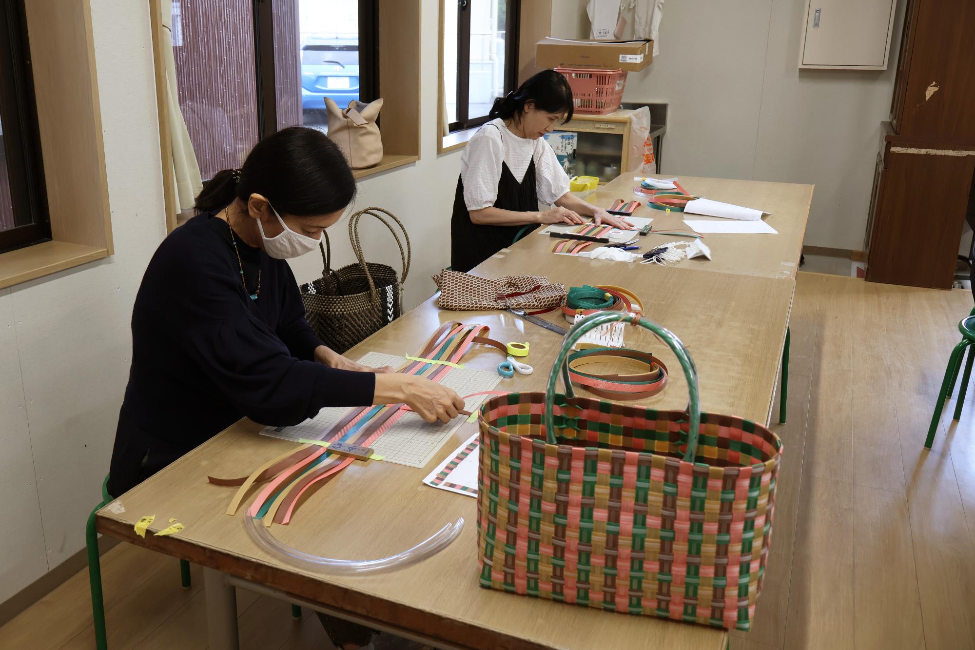 20250710かごバッグを作ろう1