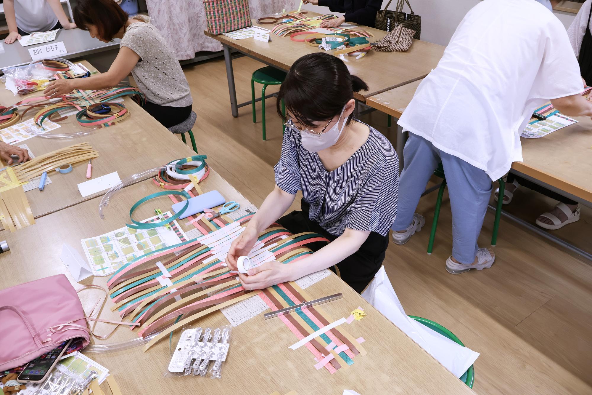 20250710かごバッグを作ろう4