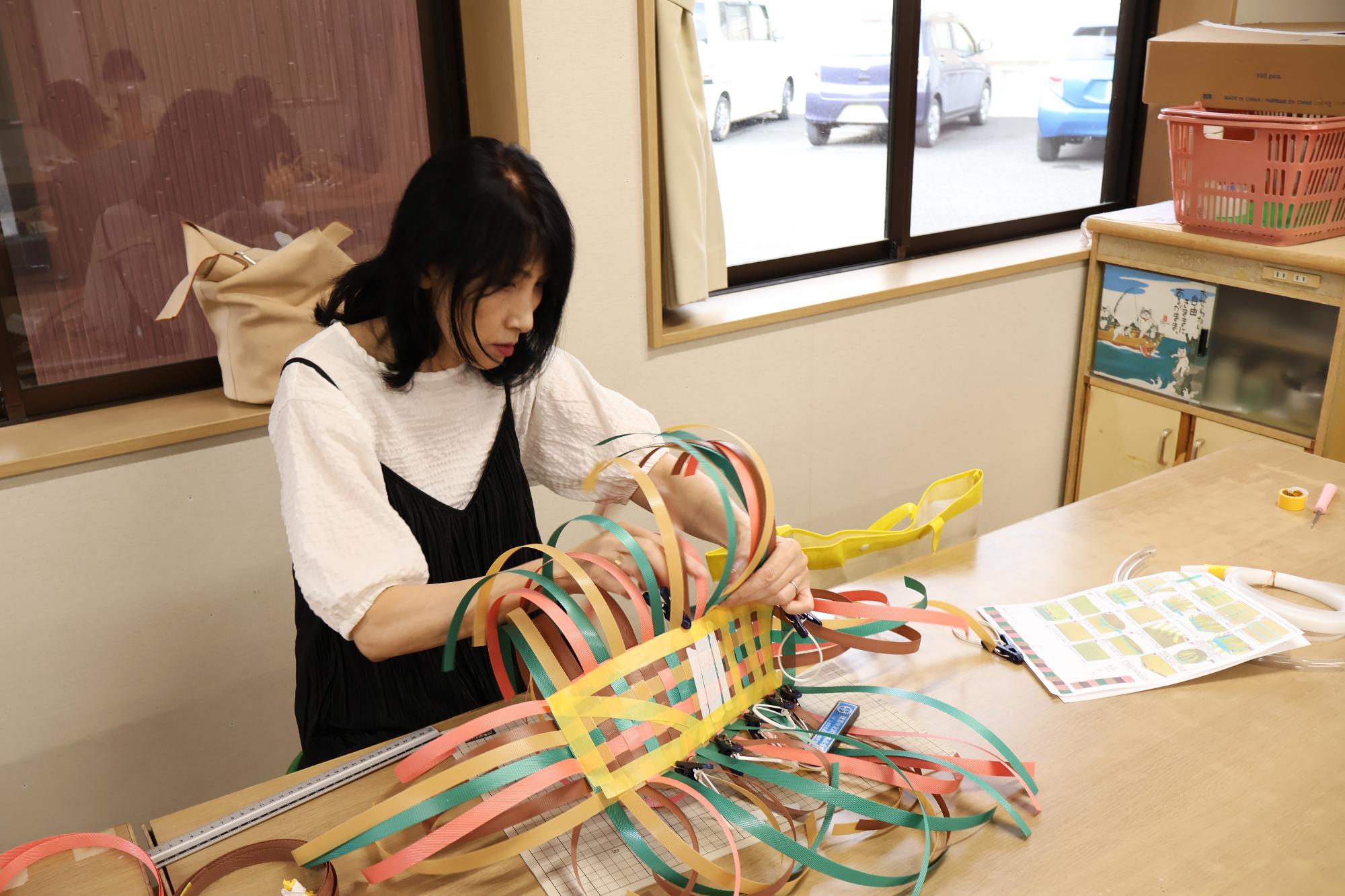 20250710かごバッグを作ろう9