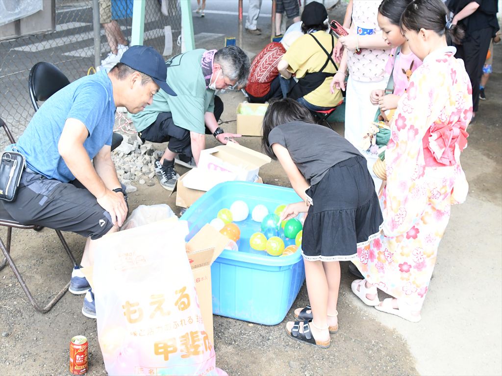 ヨーヨー釣りできるかなあ。