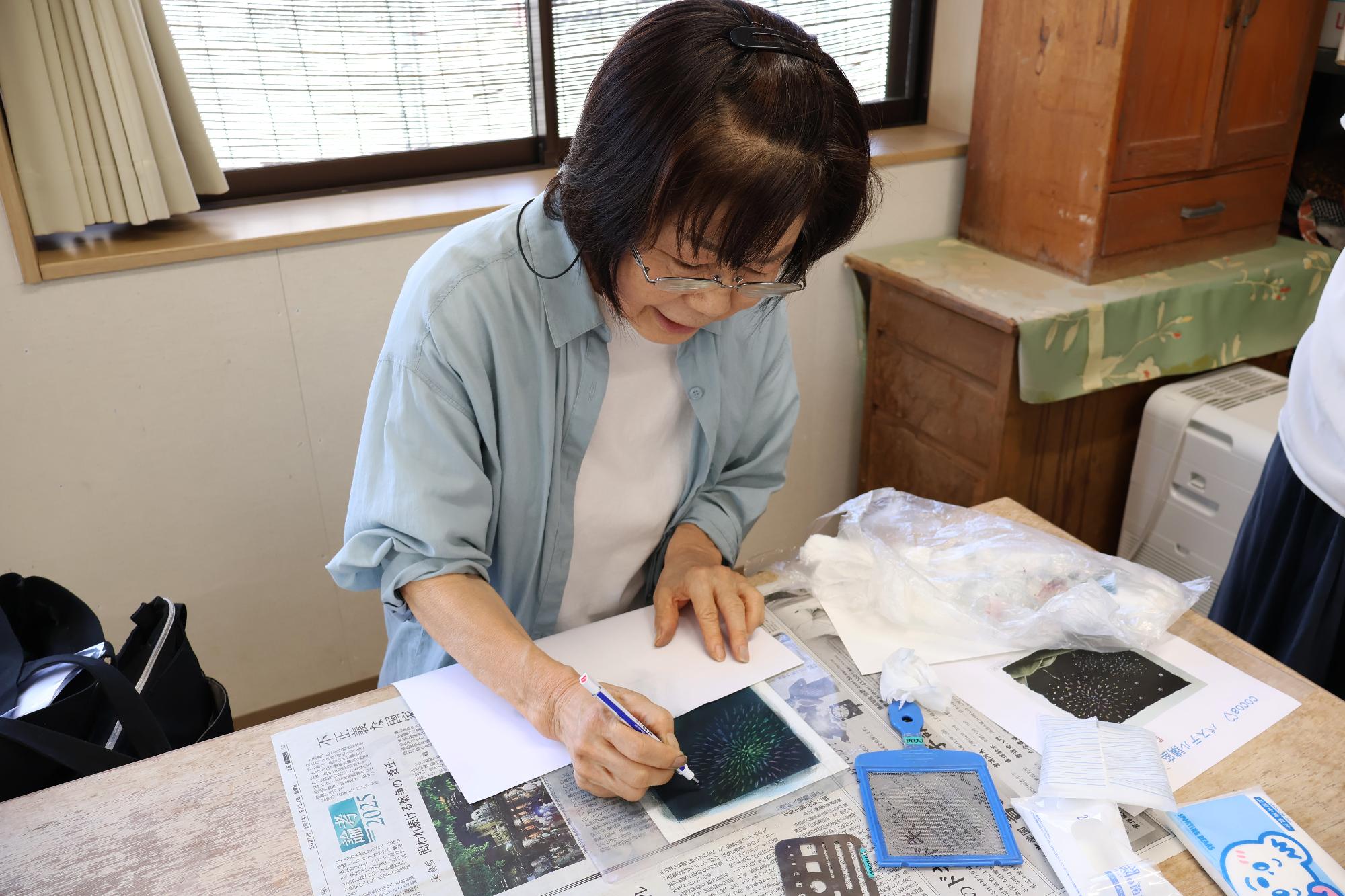 20250824パステルアート6