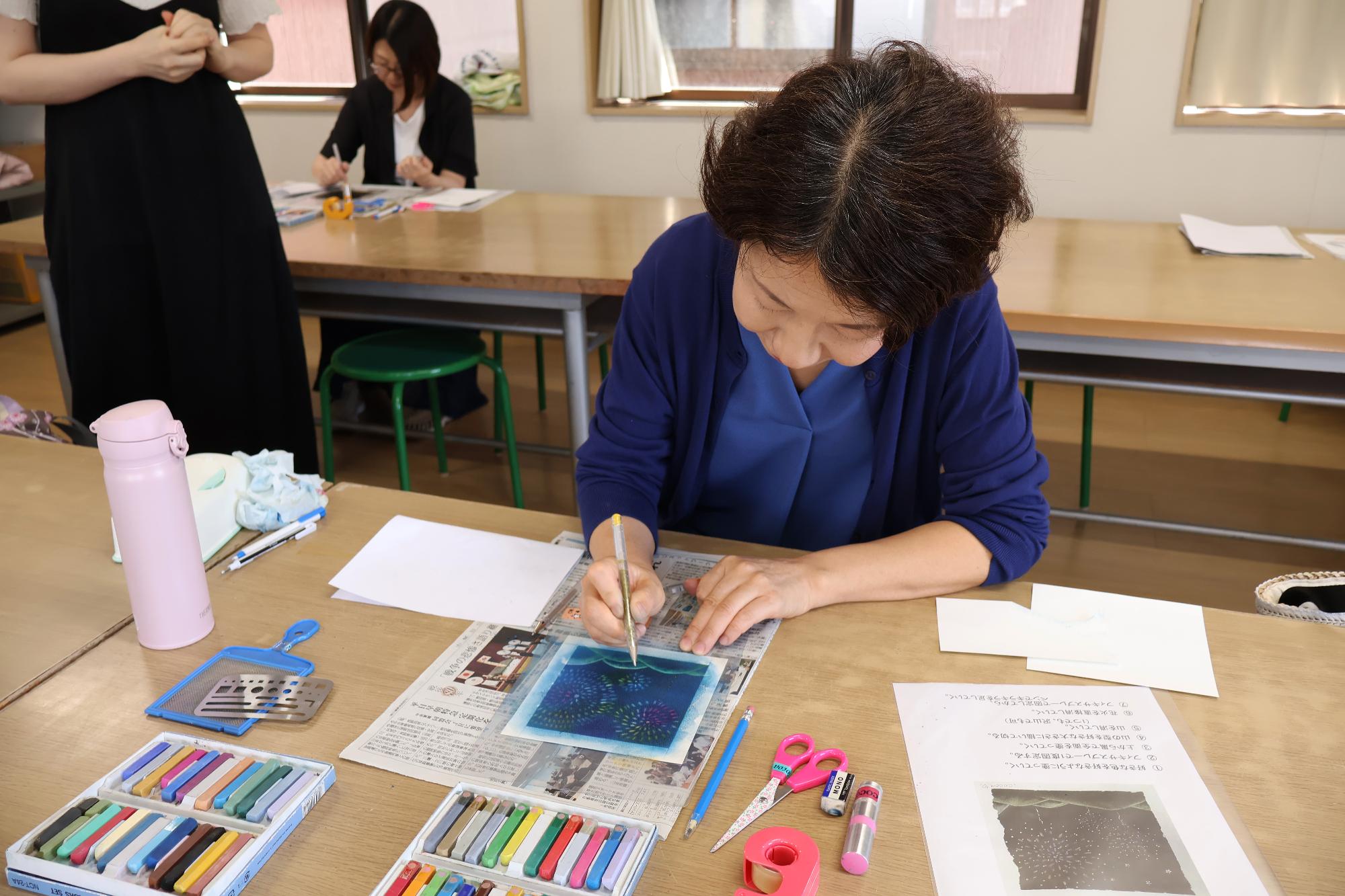 20250824パステルアート7