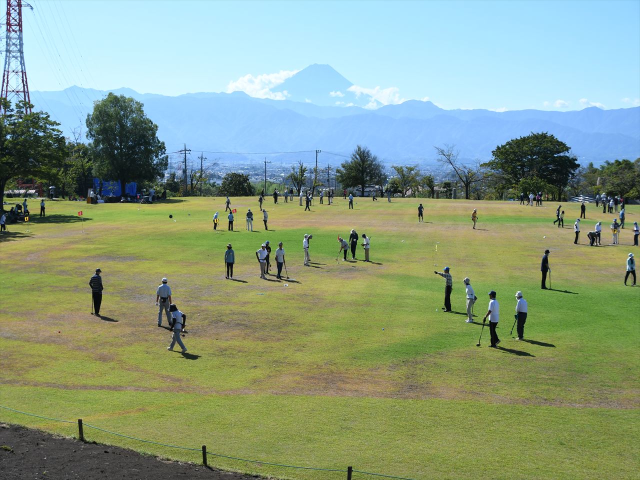 絶好のグラウンド・ゴルフ日和