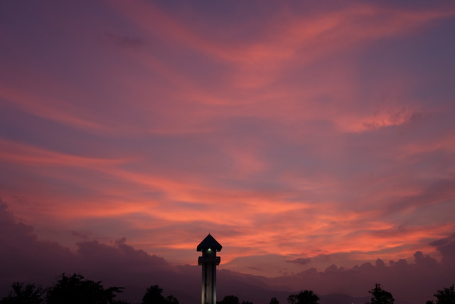 ドラゴンパークから見る夕日の写真6