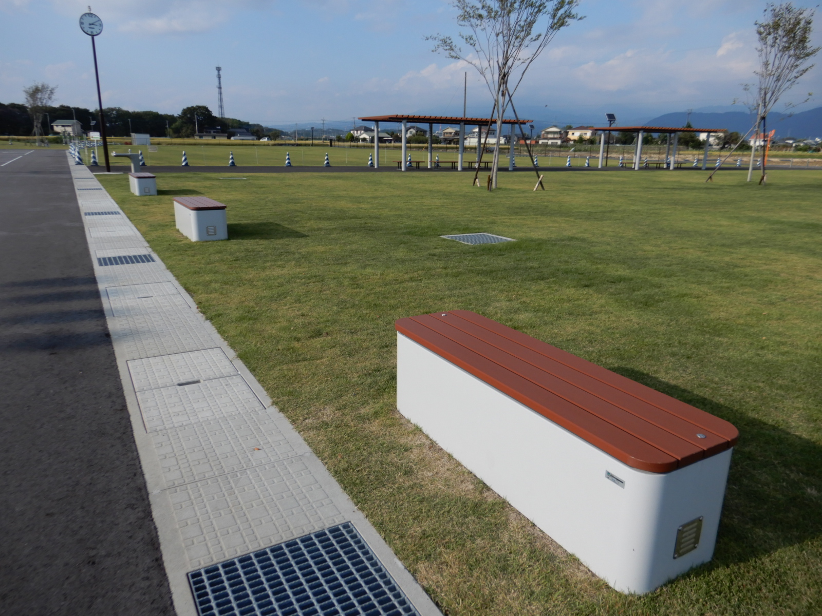 かまどベンチの写真