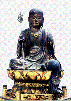 木造地蔵菩薩半跏像の写真