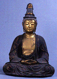 木造釈迦如来坐像の写真
