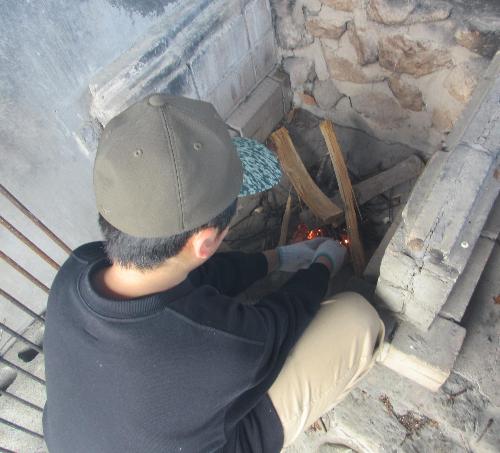 火起こしの写真