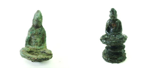 小さな仏像の遺跡写真