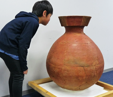 大きな壺が出土したことで話題になった壺の写真