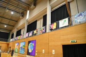 クラス旗の掲示