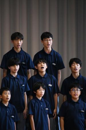 クラス合唱寄りの写真