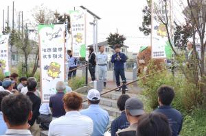 甲斐市建設安全協議会奉仕作業出発式の写真